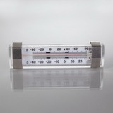 Health Care Logistics - Horizontal Refrigerator/Freezer Thermometer