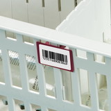 Health Care Logistics - Label Holders for Easy Exchange System Cart Baskets, Trays and Flip and Stack Storage Baskets, Pkg.