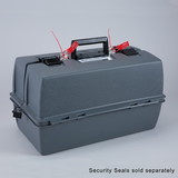 Health Care Logistics - Emergency Box with 6 Trays, Double Lid, 18.5x11x11