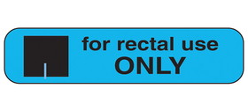 Health Care Logistics - For Rectal Use Only Labels