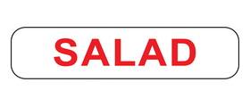 Health Care Logistics - Salad Labels