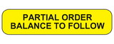 Health Care Logistics - Partial Order Balance To Follow Labels
