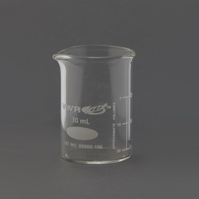 Health Care Logistics - Glass Beaker, 30mL