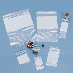 Health Care Logistics - Easy-Write Reclosable Bags, Single-Track, 6 x 9