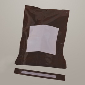 Health Care Logistics - Self-Sealing IV Bags, Dark Amber, 8 x 14