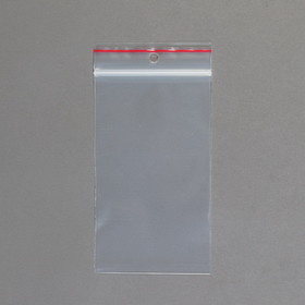 Health Care Logistics - Premium Red Line&trade; Reclosable Bags, Double-Track, 3 x 5