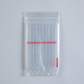 Health Care Logistics - Reclosable Bubble Bags, 4 x 7-3/4