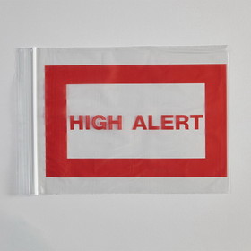 Health Care Logistics - High Alert Bags, 6 x 8