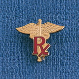 Health Care Logistics - Rx Caduceus Lapel Pin