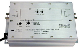 Holland Electronics HCA-36ERA Catv Amplifier 36 dB Gain, (54-750 MHz), CATV with Active Reverse