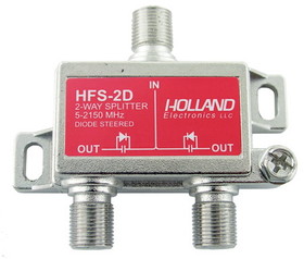 Holland Electronics Diode Steered Series Broadband Splitters, (5-2050 Mhz)