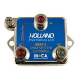 Holland Electronics MSAT-2 2-Way Satellite Splitter, Vertical Ports, DIRECTV MoCA