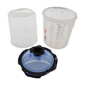 3M 7100134645 50-Std Lid/Liners 125M 32Plugs/1Cup