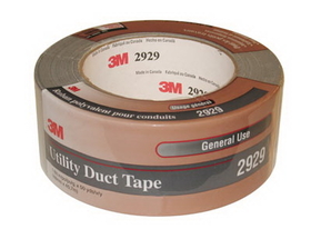 3M Utility Duct Tape 2929 Silver 2" X 50 yd
