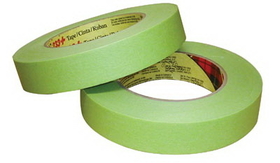 3M Scotch Performance Masking Tape 401+ Green 1" X 60 yd