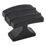 Amerock Knob 1-1/2 Davenport Matte Black BP36602MB