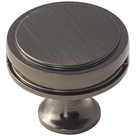 Amerock BP36603-GM Knob Oberon 1-3/8in Gunmetal