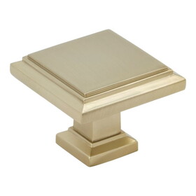 Amerock BP36758BBZ Knob 1-1/4 Appoint Golden Champagne