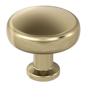 Amerock BP36780BBZ Knob 1-1/4 Factor Golden Champagne