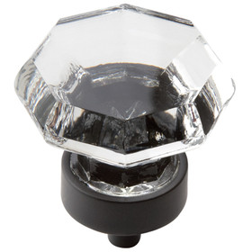 Amerock BP55268-CBBR 1-1/4" Knob Crystal / Black Bronze