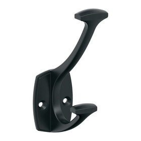 Hook Double Vicinity Matte Black H37001MB