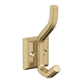 Hook Double Aliso Champagne Bronze H37005CZ