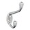 Hook Double Noble Polished Chrome H5545126, Price/Each