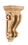 Art for Everyday Corbel Scroll 4 x 3 x 8-1/8 Maple, Price/Each