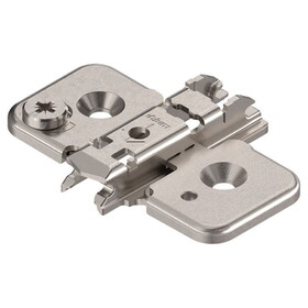 Blum 173H710 0Mm Clip Plate Vert-Cam Adj Wood Screw