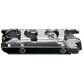 Blum 175H3100 Blk 0Mm In Line Vert-Cam Adj Plate Wood Screw
