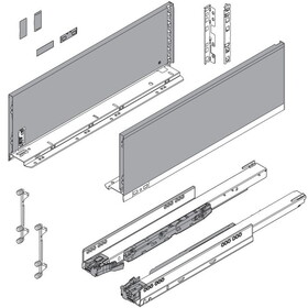 Blum B770C45S0S 18&quot; LEGRABOX C-Height Drawer Kit 125# Orion Gray 770C45S0S