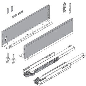 Blum B770K45S0S 18&quot; LEGRABOX K-Height Drawer Kit 125# Orion Gray 770K45S0S