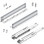 Blum B770M27S0I 11&quot; LEGRABOX M-Height Drawer Kit 125# Stainless Steel 770M27S0I, Price/Set