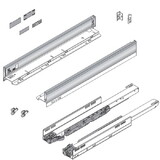 Blum B770N45S0I 18" LEGRABOX N-Height Drawer Kit 125# Stainless Steel 770N45S0I