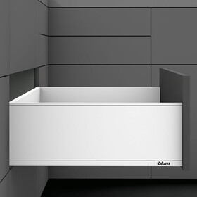 Blum 773C60S0SSW 24in LEGRABOX C-Height Kit 170 LB Silk White
