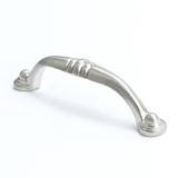 Berenson 2930-1BPN 96mm ctr Pull Euro Traditions Brushed Nickel