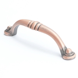 Berenson 2933-1BAC 96mm ctr Pull Euro Traditions Brushed Antique Copper