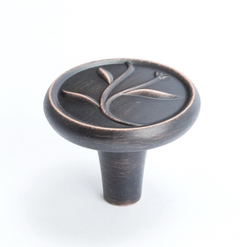 Berenson 4017-10VB 1-1/4" Knob Art Nouveau Verona Bronze