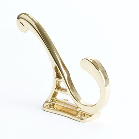 Berenson 8010-03 4" Coat Hook Prelude Polished Brass