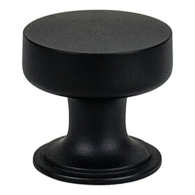 Berenson 8308-1055-P Knob 1-1/16 Folklore Matte Black