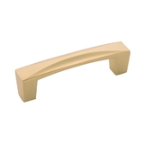 Belwith H076129 FUB 3in ctc pull Flat Ultra Brass