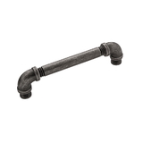 Belwith Hickory Hardware Pipeline Collection Black Nickel Vibed 128mm pull