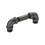 Belwith Hickory Hardware Pipeline Collection Black Nickel Vibed 3 inch pull