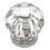 Belwith HH74687-CA14 Knob 1-1/8 Crysacrylic Bright Nickel, Price/Each