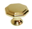 Belwith P14004-03 1-1/4" Knob Polished Brass, Price/Each