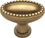 Belwith P147-07 1-3/8" x 7/8" Oval Knob Antique Brass, Price/Each