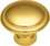 Belwith P14848-03 1-3/8" Knob Polished Brass, Price/Each