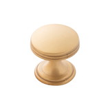 Knob 1in BRUSHED GOLD BRASS