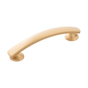 3-3/4" / 96mm CTC Pull Brushed Gold Brass P2141BGB