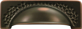 Belwith P2174-OBH 96mm Cup Pull Oil Rubbed Bronze Highlighted